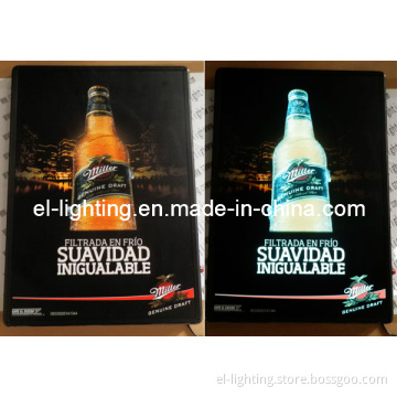EL Sign with Frames